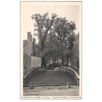 41 - ST AIGNAN SUR CHER - Escalier du Château