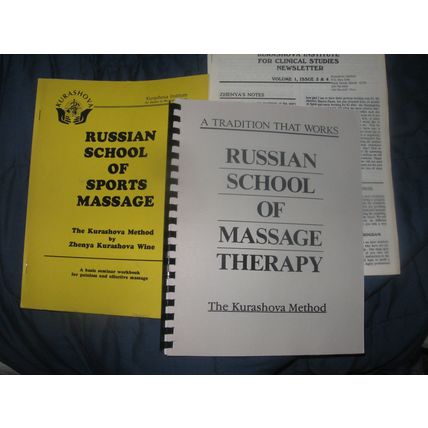 RUSSIAN SCHOOL OF MASSAGE / The Kurashova Method PB VG 8 x 11 sports