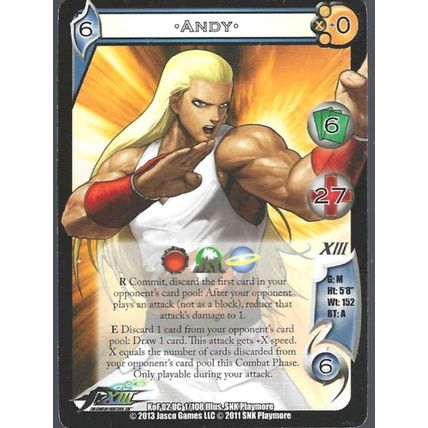 UFS Ultimate Fighting System Trading Card Dark Stalker Andy