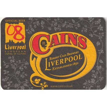 BEER MAT - CAINS BREWERY - LIVERPOOL CAPITAL OF CULTURE - (Cat No 083) - (2006)