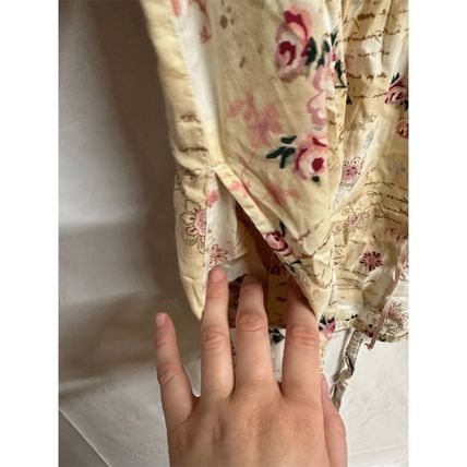 Vintage Floral Lace Kimono Robe Ivory Women's Size S