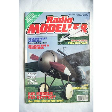1992 Radio Modeller Magazine - January + plan