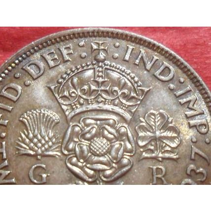 1937 George VI florin - Proof.