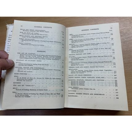 c1950 "MRS BEETON'S ALL ABOUT COOKERY" ILLUSTRATED HARDBACK BOOK (P4)