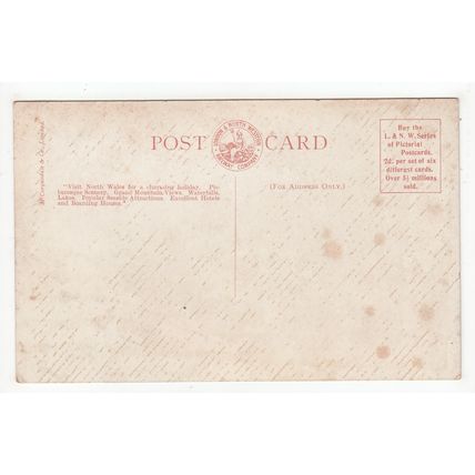 Beddgelert London & North Western Railway Co Postcard LNWR