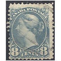 Canada 1893 SG118 8c Bluish-Slate Fine Used .