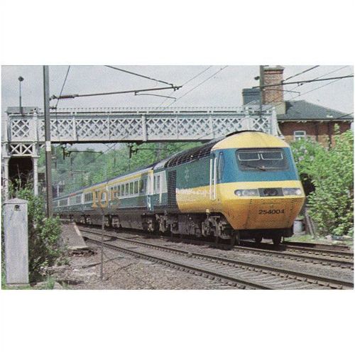 Railway Postcard BR Class 254 HST 254004 Welwyn North 1979 InterCity 125