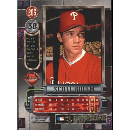 1997 Metal Universe Scott Rolen #205