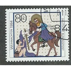 GER 1984 80pf +40 'CHRISTMAS' FINE USED (EBID52-317)