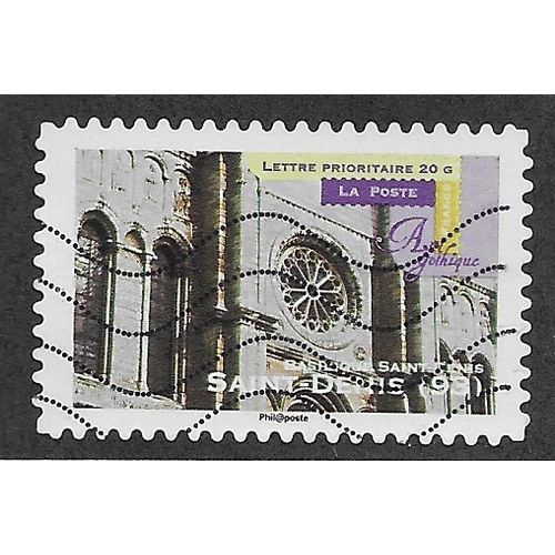 FRA 2011 (58c) 'GOTHIC ART - SAINT-DENIS 93' FINE USED (EBID57-588)