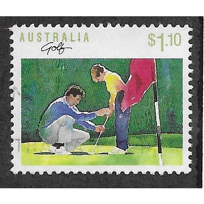AUS 1989 $1.10 'SPORTS - GOLF' FINE USED (EBID67-337)