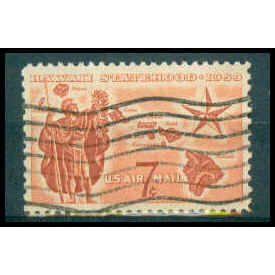 Used C55 7c Hawaii Statehood Fine WA0628