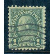Used 581 1c Benjamin Franklin Just Clears A16310