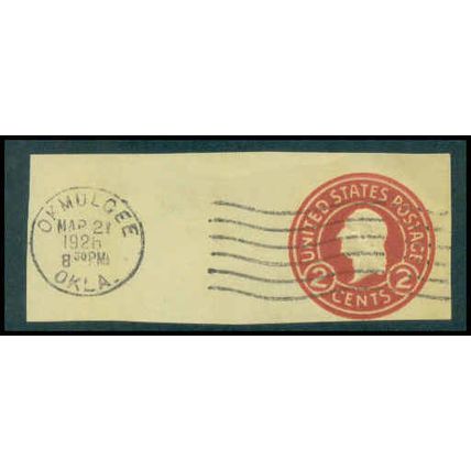 Used U429b 2c George Washington Fine Cut Square WA3048