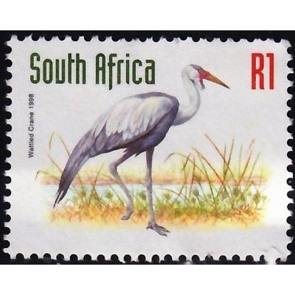South Africa, 1998 R1 Wattled Crane, SG 1022 (Scott #1031), used