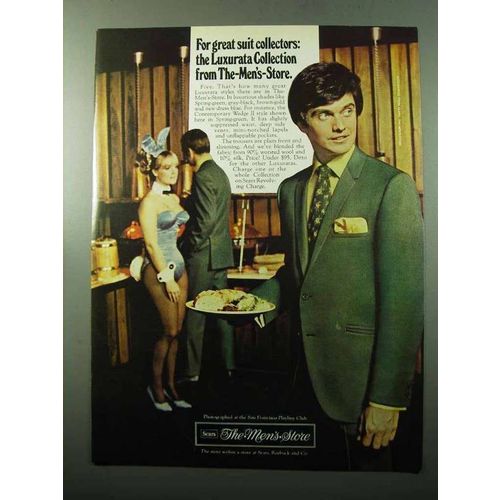 1969 Sears Luxurata Suits Ad - Great Suit Collectors