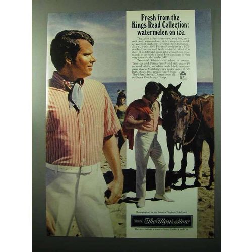 1969 Sears King's Road Collection Ad, Watermelon on Ice