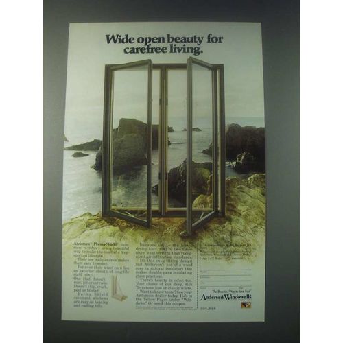 1978 Andersen Windowalls Ad - Wide Open Beauty for Carefree Living