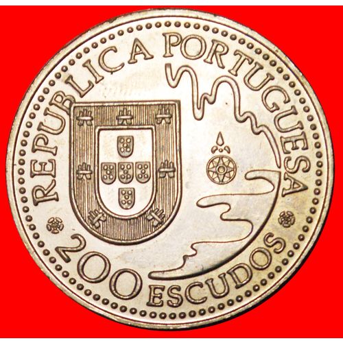 SHIP: PORTUGAL ★ 200 ESCUDOS 1543 1993 UNC MINT LUSTER! LOW START ★ NO RESERVE!