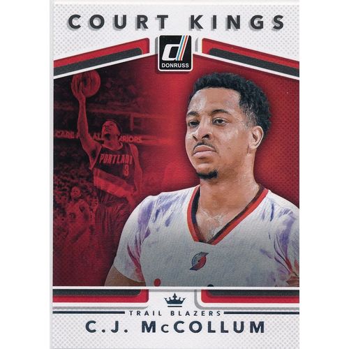 2017-18 Donruss Court Kings 34 C.J. McCollum Portland Trail Blazers