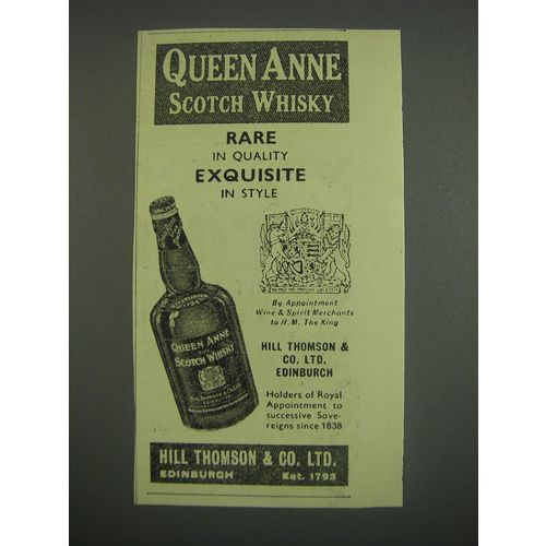1949 Queen Anne Scotch Ad