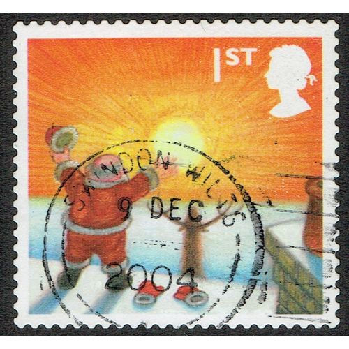 2004 Christmas Father Christmas 1st Multicoloured SG2496 FU