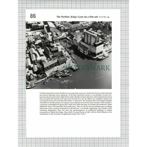 (8499) King's Lynn St Margaret's / Purfleet Revolution Film Set c.1980s Cutting