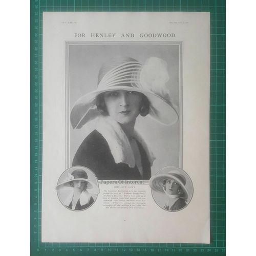 X1010) Miss Eve Gray Henley & Goodwood Daly's Theatre - 1924 Clip