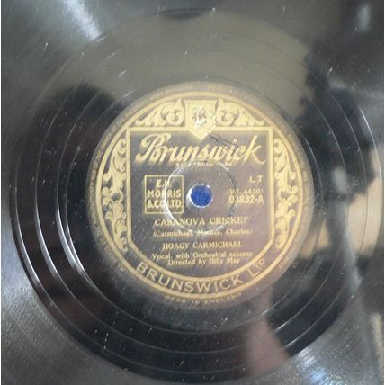 Hoagy Carmichael - A Man Could Be A Wonderful Thing / Casanova Cricket 78 rpm