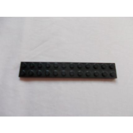 LEGO BLACK PLATE 2445 LEGO FROM 80 (12/01)