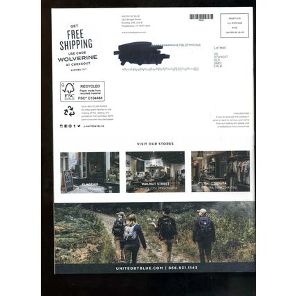 UNITED BY BLUE Catalog BLACK BEARS/WOLVERINES 2017 Responsible Durable Goods EXC