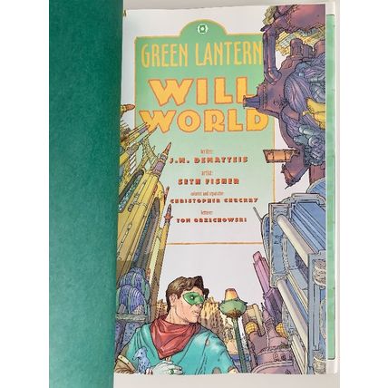 Green Lantern WILL WORLD the Book Seth Fisher 1ST AS NEW HC DC comics 2001 MINT