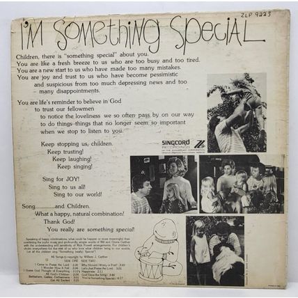 Bill & Gloria Gaither I’m Something Special Children Choir LP Vinyl Record Album