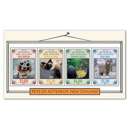 NEW ZEALAND - 2023 Pets of Aotearoa New Zealand Mint Miniature Sheet