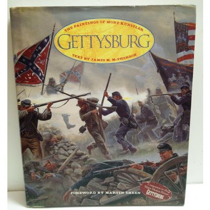 Gettysburg The Paintings of Mort Kunstler by James M. McPherson 1993 Hardcover