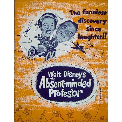 ABSENT-MINDED PROFESSOR 1960 Fred MacMurray WALT DISNEY UK PRESSBOOK