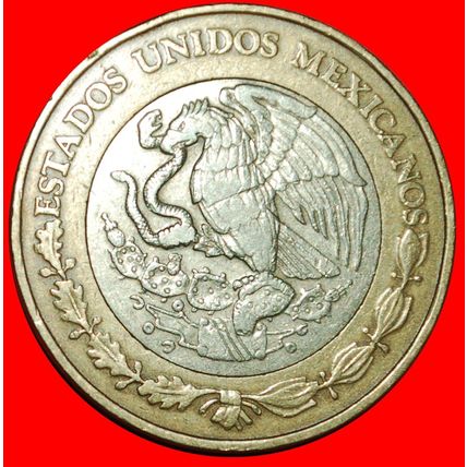 Ⰶ SUN STONE (2000-2001): MEXICO ★ 10 PESOS 2001 UNCOMMON ★LOW START★NO RESERVE