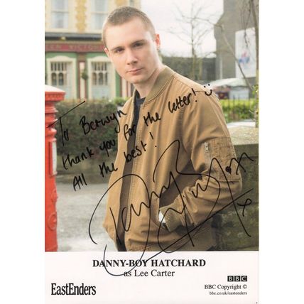Danny Boy Hatchard Eastenders Hand Signed Cast Card Photo