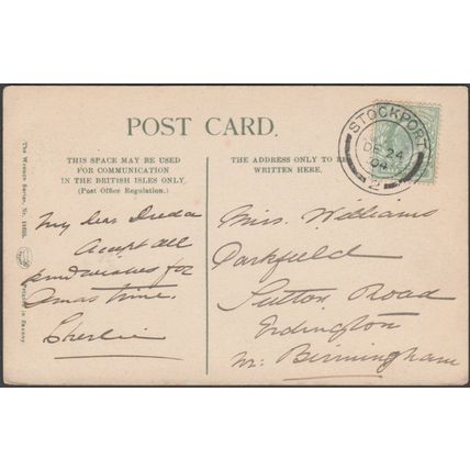 Edgeley Extension Park, Stockport, Cheshire, 1904 - Wrench Postcard