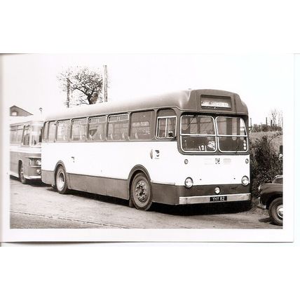 Black & White Photograph of Sergent's Coaches - XHW 426 ex. Bristol Omnibus Co.
