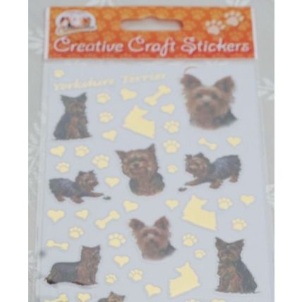 Dog breed craft stickers many breeds available 29 designs peel and stick