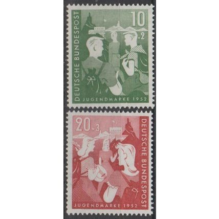 Mi: 153/4 MNH 1952 Cat € 45