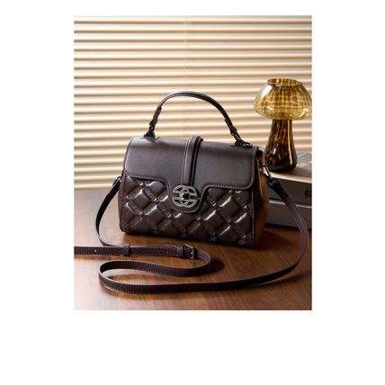 Women Leather Crossbody Bags Women's Tote Shoulder Bag Brown
