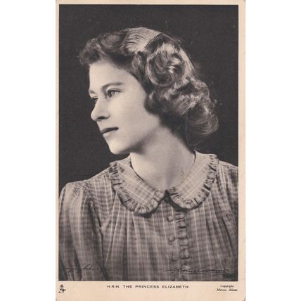 B43 ROYALTY POSTCARD -H.R.H. THE PRINCESS ELIZABETH