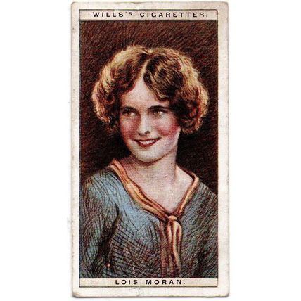 WILLS CIGARETTE CARD CINEMA STARS 2nd. SERIES 1928 No.17 LOIS MORAN