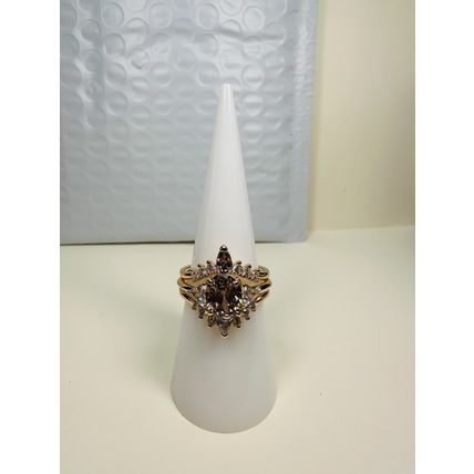 Bomb Party Sz8 Revealed BP Ring Fashion Jewelry RBP Radiant Brown Rose Gold P