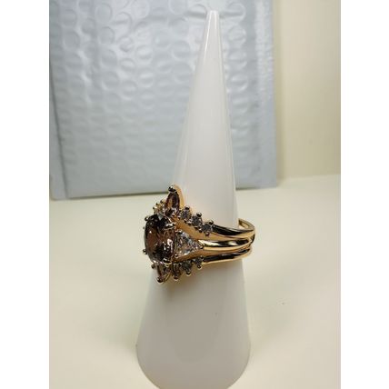 Bomb Party Sz8 Revealed BP Ring Fashion Jewelry RBP Radiant Brown Rose Gold P