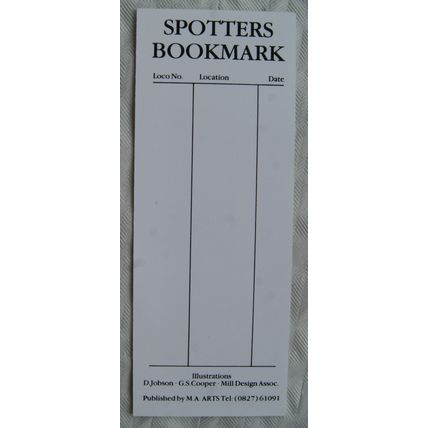 Spotters Bookmark - Class 44 D4 Great Gable