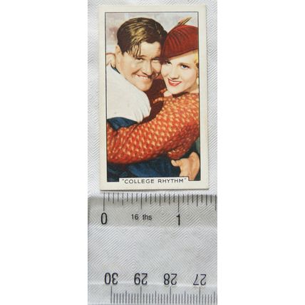 1935 Gallaher's Film Scenes No. 12 College Rhythm