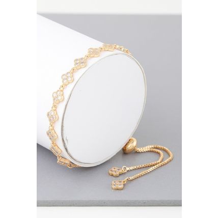 New Jeweled Charm Chain Bracelet